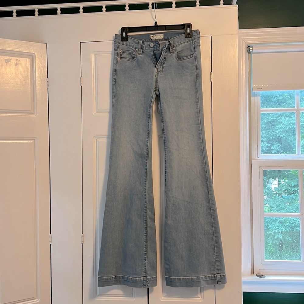 Free People wide leg jeans